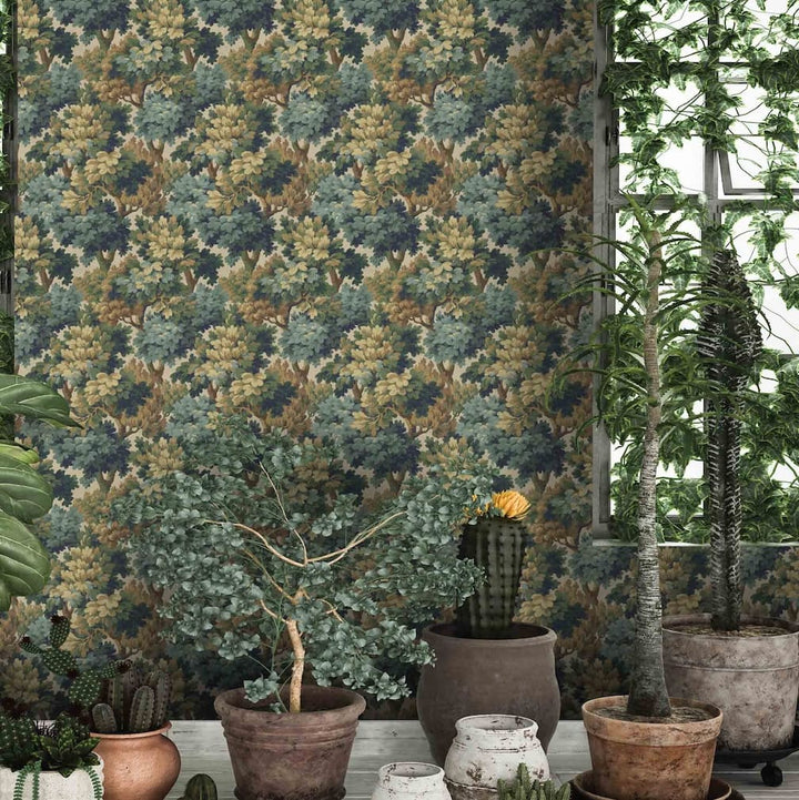 Broadhead Forest Lichen Green Wallpaper