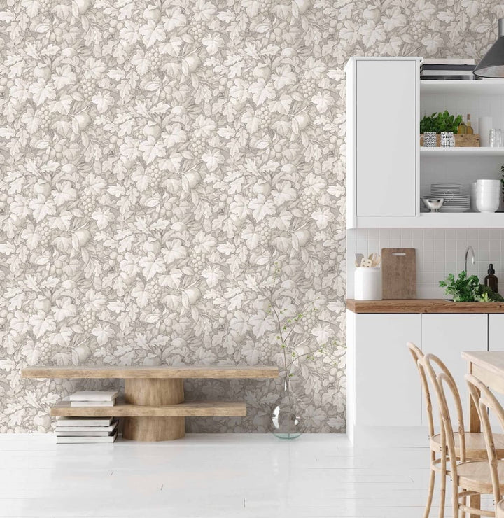 Turton Oatmeal Wallpaper