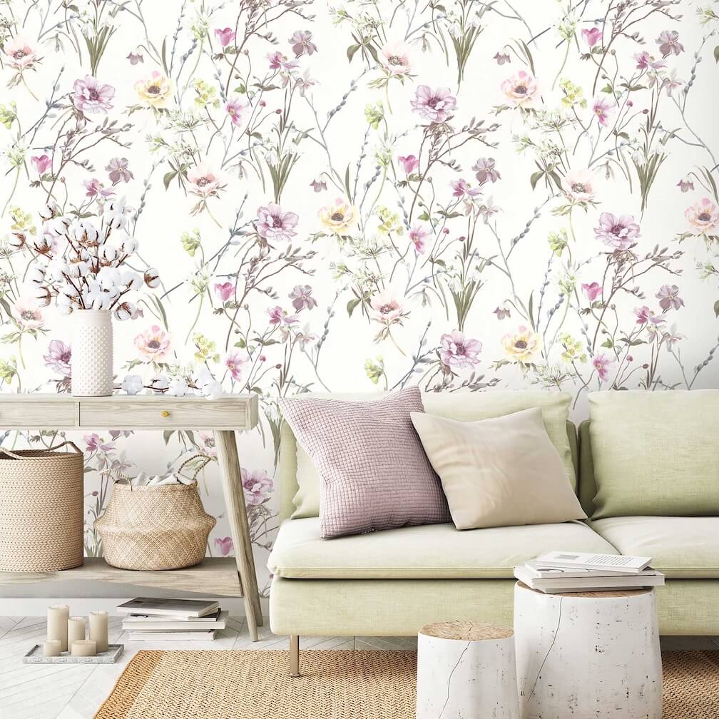 Maytime Cream Wallpaper