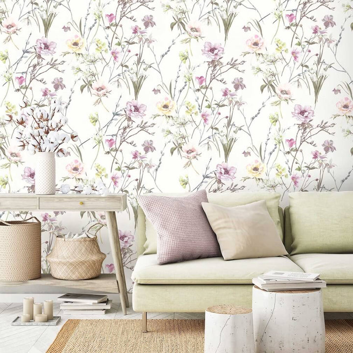 Maytime Cream Wallpaper