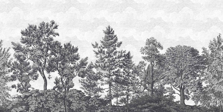 Woodchip & Magnolia Heaton Border - Charcoal