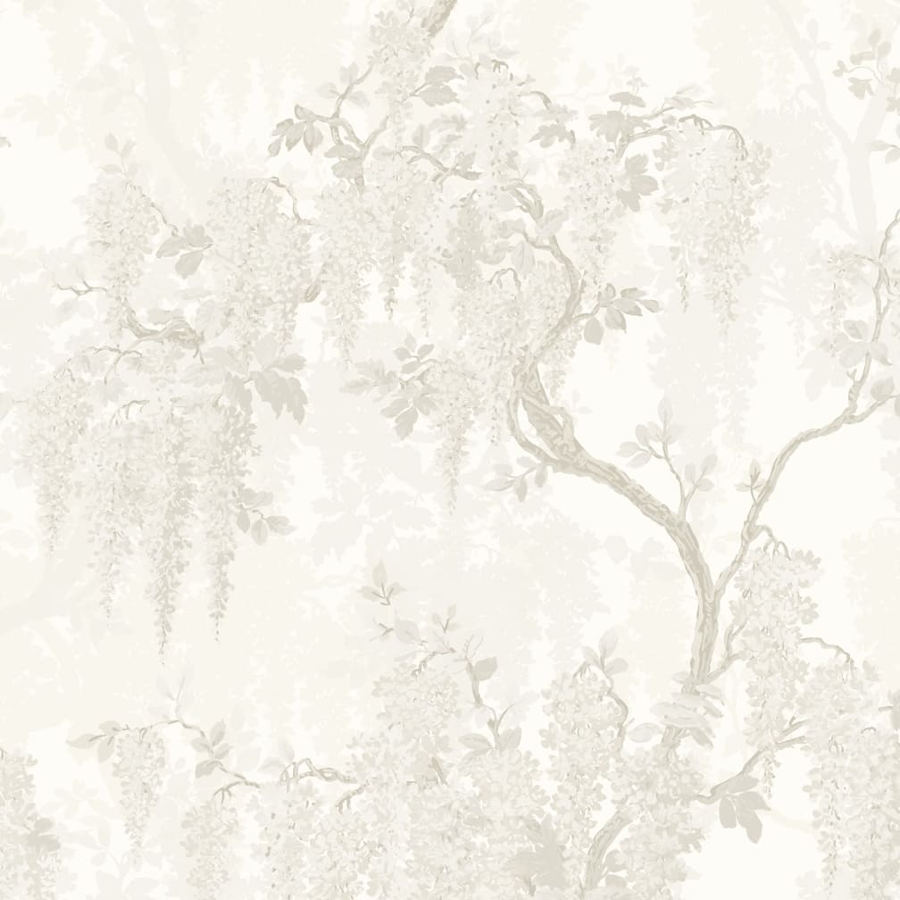 Woodchip & Magnolia Wisteria Magnolia Wallpaper