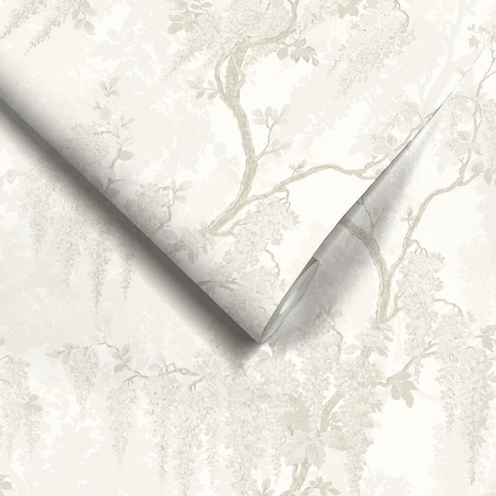 Woodchip & Magnolia Wisteria Magnolia Wallpaper