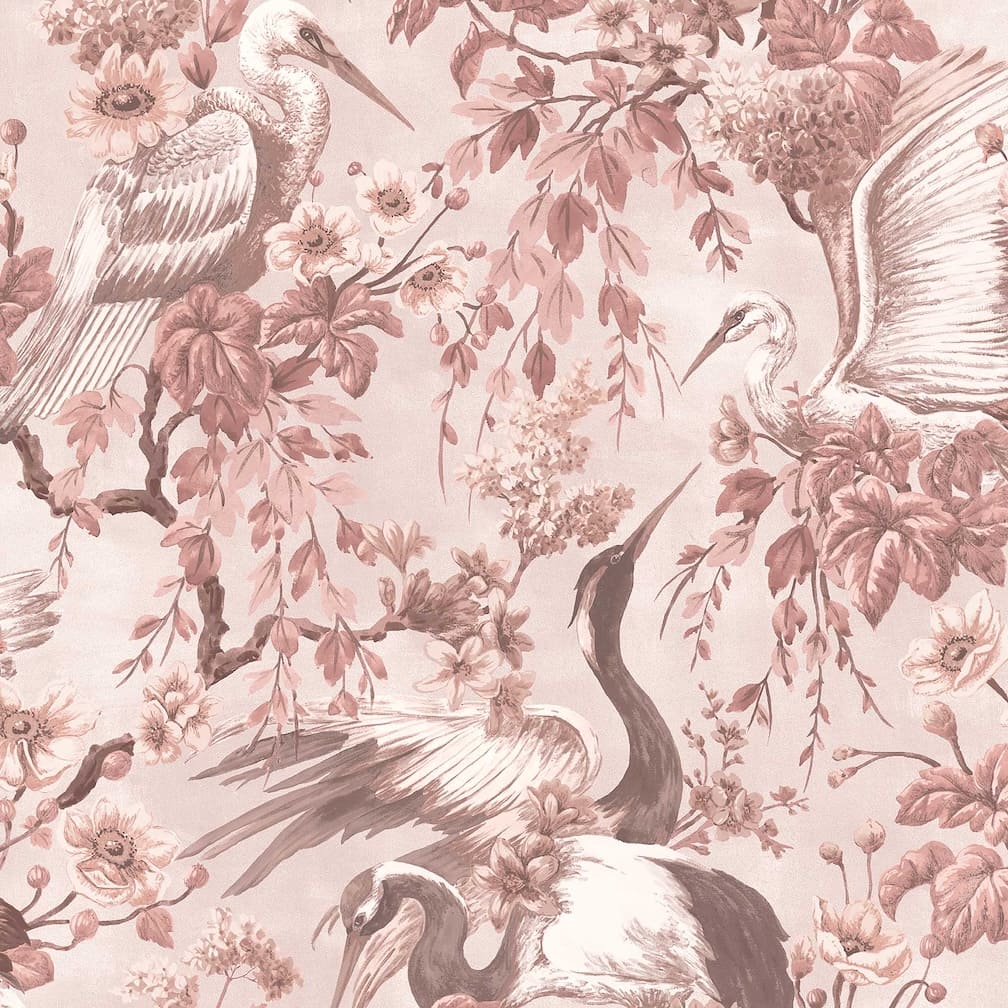 Woodchip & Magnolia Maurice Blush Pink Wallpaper