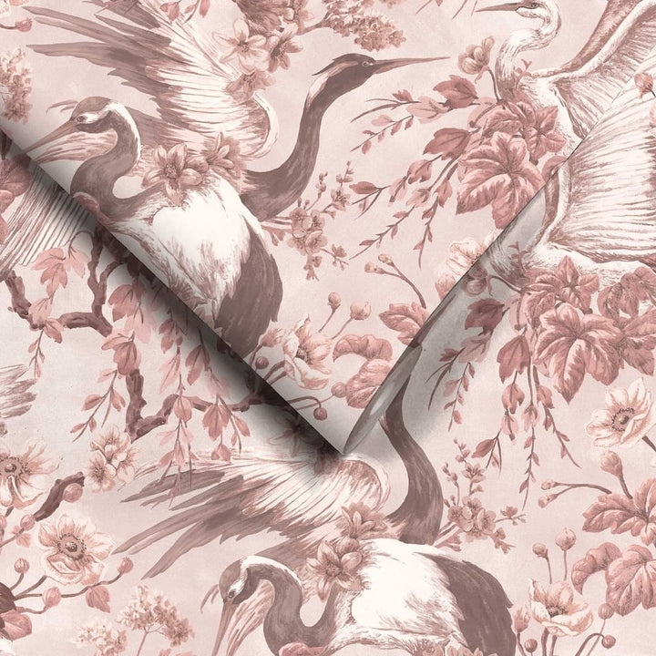 Woodchip & Magnolia Maurice Blush Pink Wallpaper