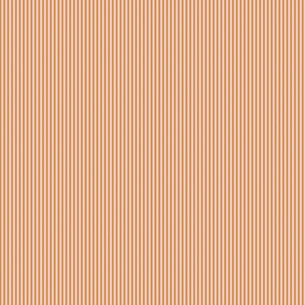 Woodchip & Magnolia Matchstick Stripe Pink Cloud/Gorse Wallpaper