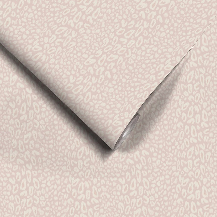 Woodchip & Magnolia Tabby Kat Powder Pink Stripe Wallpaper