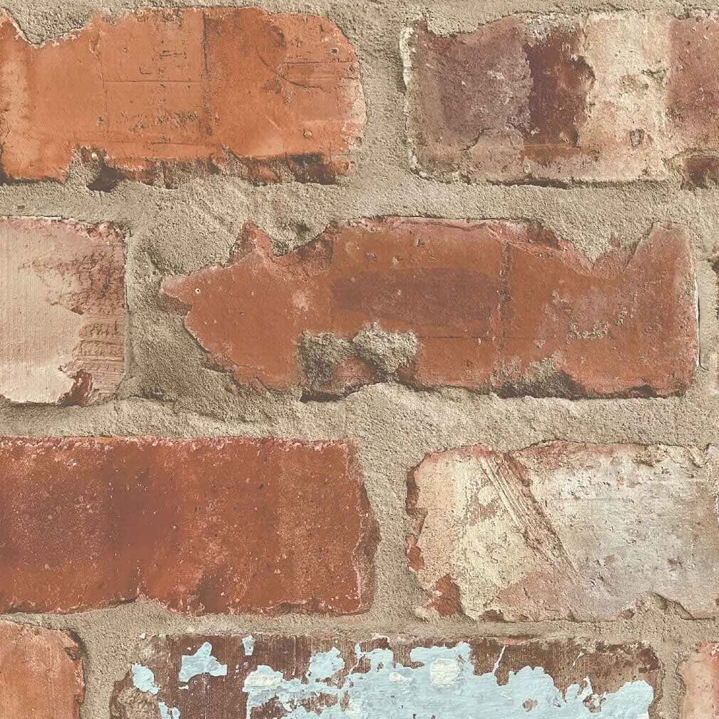 Woodchip & Magnolia Castlefield Brick Clay Wallpaper
