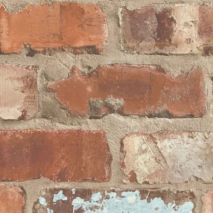 Woodchip & Magnolia Castlefield Brick Clay Wallpaper