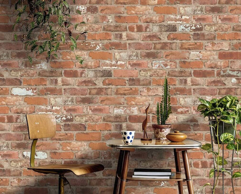 Real Red Brick Wallpaper By Woodchip & Magnolia