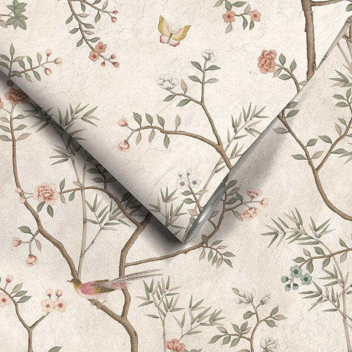 Woodchip & Magnolia Onism Pearl Wallpaper