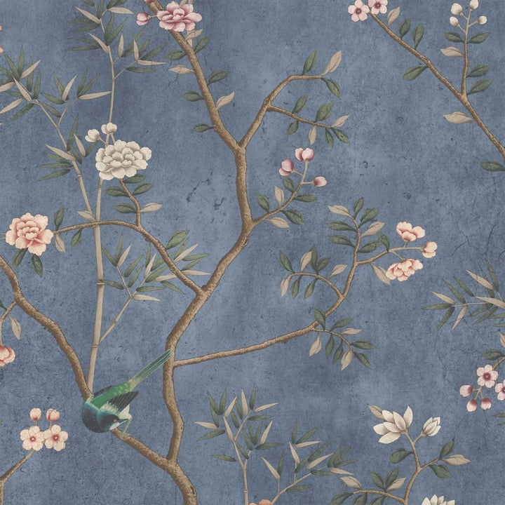 Woodchip & Magnolia Onism Winter Blue Wallpaper