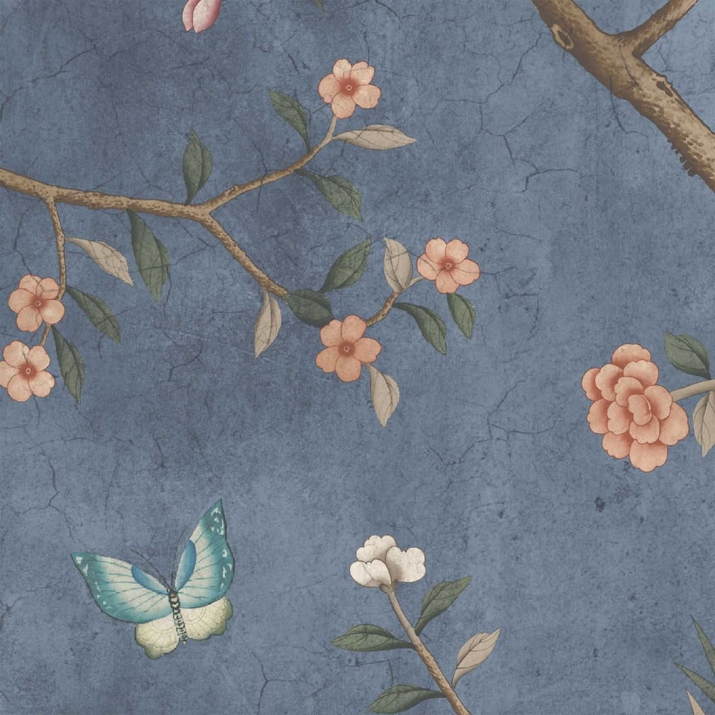 Woodchip & Magnolia Onism Winter Blue Wallpaper