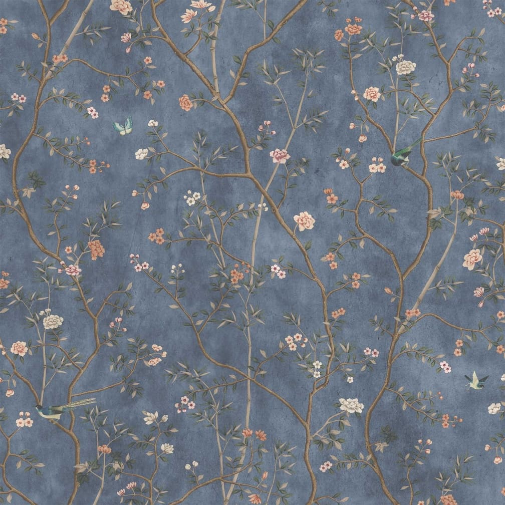 Woodchip & Magnolia Onism Winter Blue Wallpaper