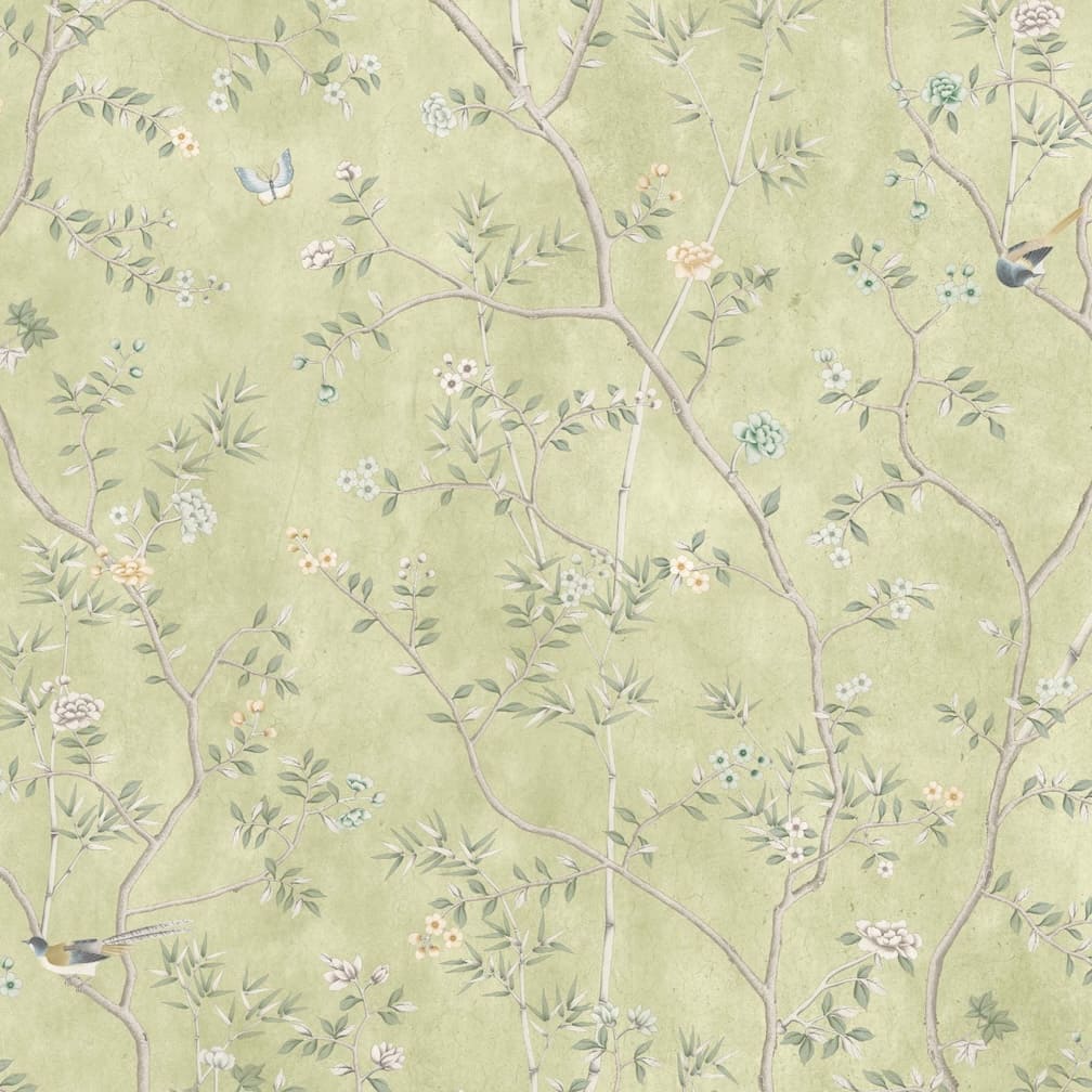 Woodchip & Magnolia Onism Olive Green Wallpaper