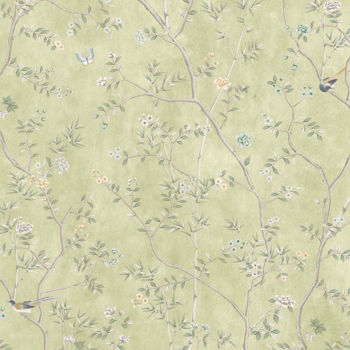 Woodchip & Magnolia Onism Olive Green Wallpaper
