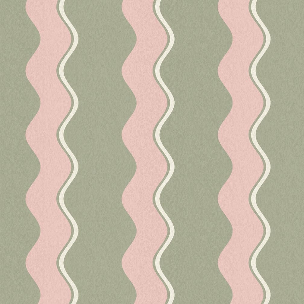 Woodchip & Magnolia Cari Wave Bracken Wallpaper