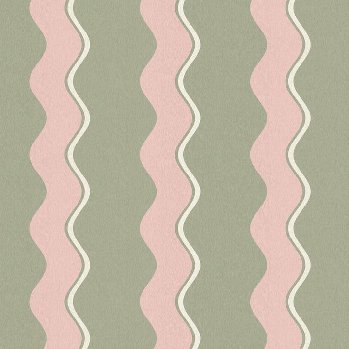Woodchip & Magnolia Cari Wave Bracken Wallpaper