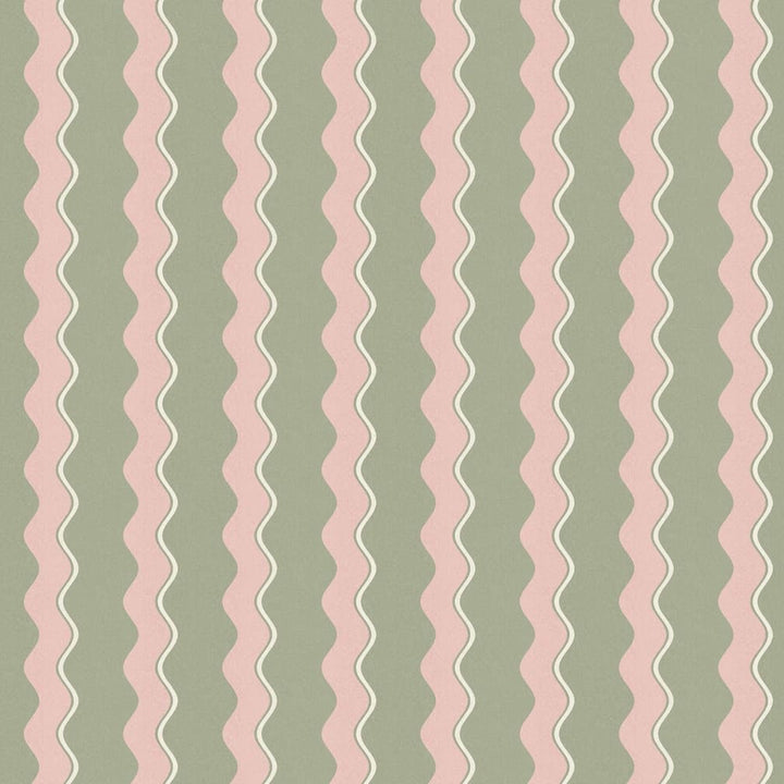 Woodchip & Magnolia Cari Wave Bracken Wallpaper