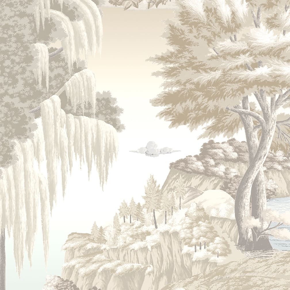Woodchip & Magnolia Enchanted Gardens Winter White Wallpaper