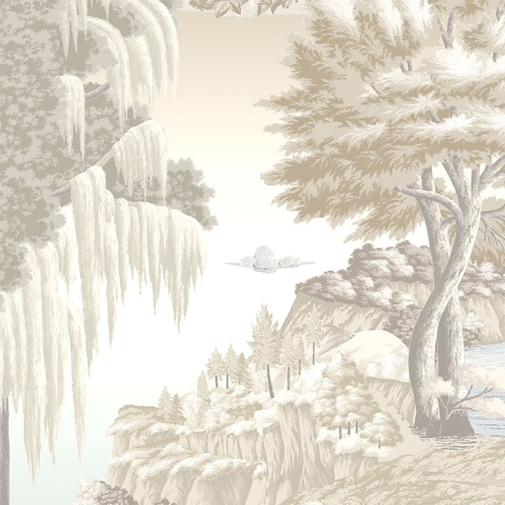 Woodchip & Magnolia Enchanted Gardens Winter White Wallpaper