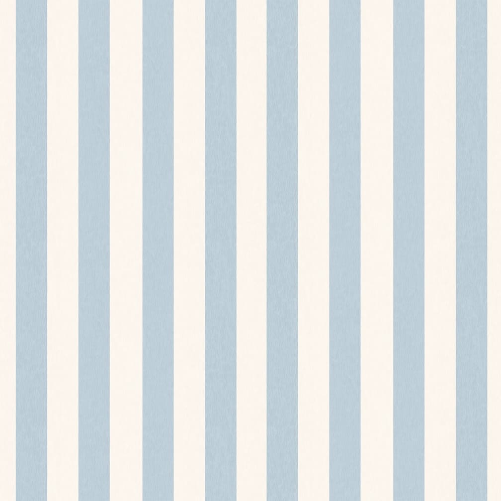 Woodchip & Magnolia Jockey Stripe Powder Blue Wallpaper