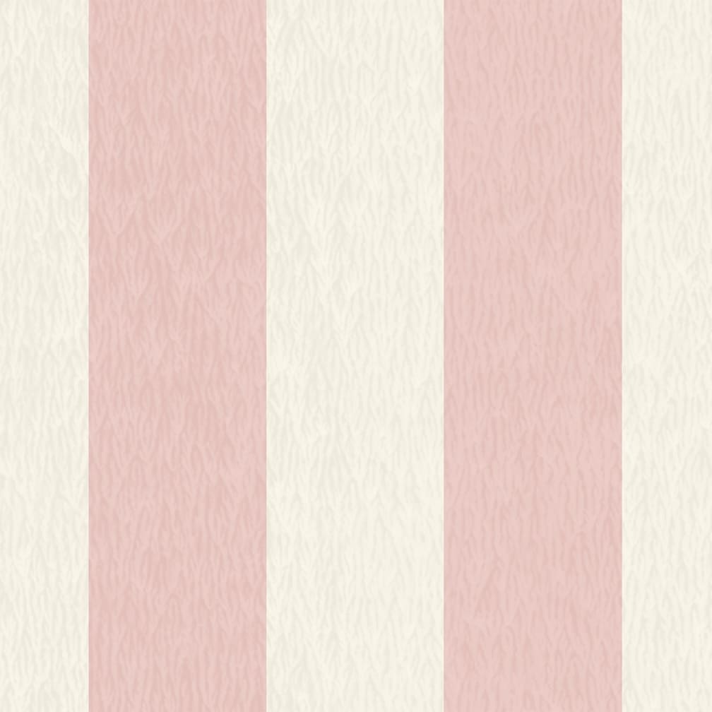 Woodchip & Magnolia Jockey Stripe Pink Cloud Wallpaper