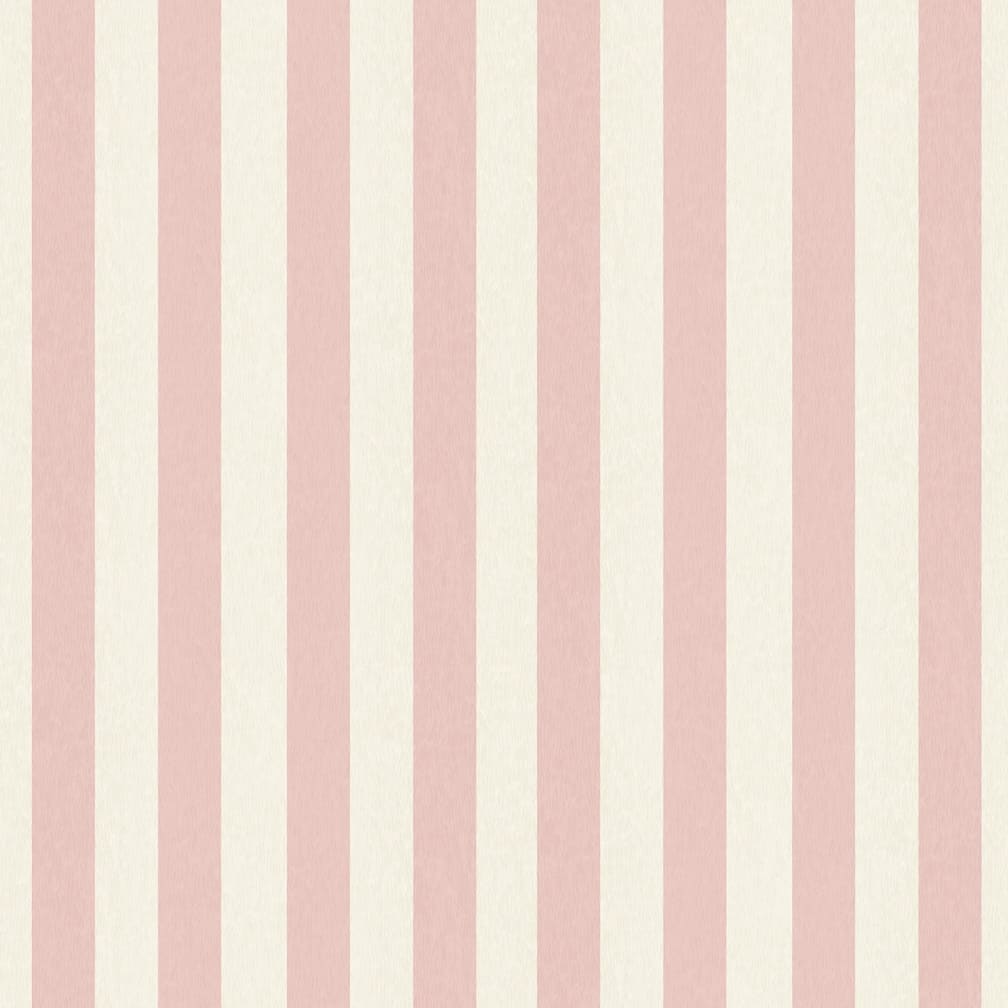 Woodchip & Magnolia Jockey Stripe Pink Cloud Wallpaper
