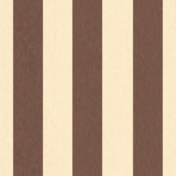 Woodchip & Magnolia Jockey Stripe Neapolitan Wallpaper