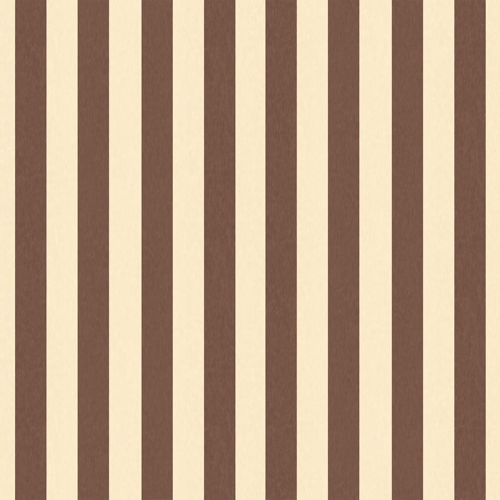 Woodchip & Magnolia Jockey Stripe Neapolitan Wallpaper