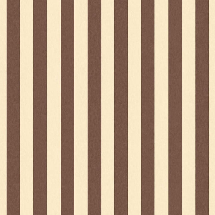 Woodchip & Magnolia Jockey Stripe Neapolitan Wallpaper