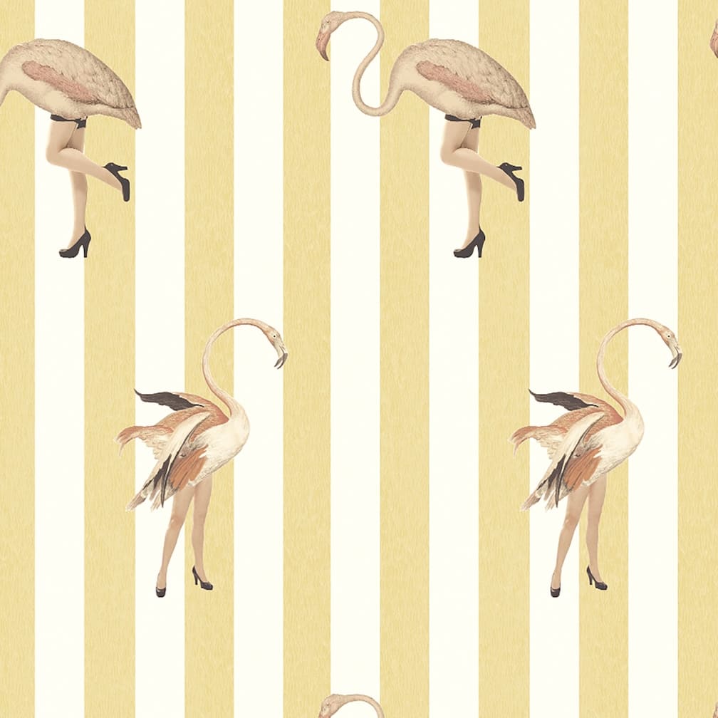 Woodchip & Magnolia Marilyn Blondie Stripe Wallpaper
