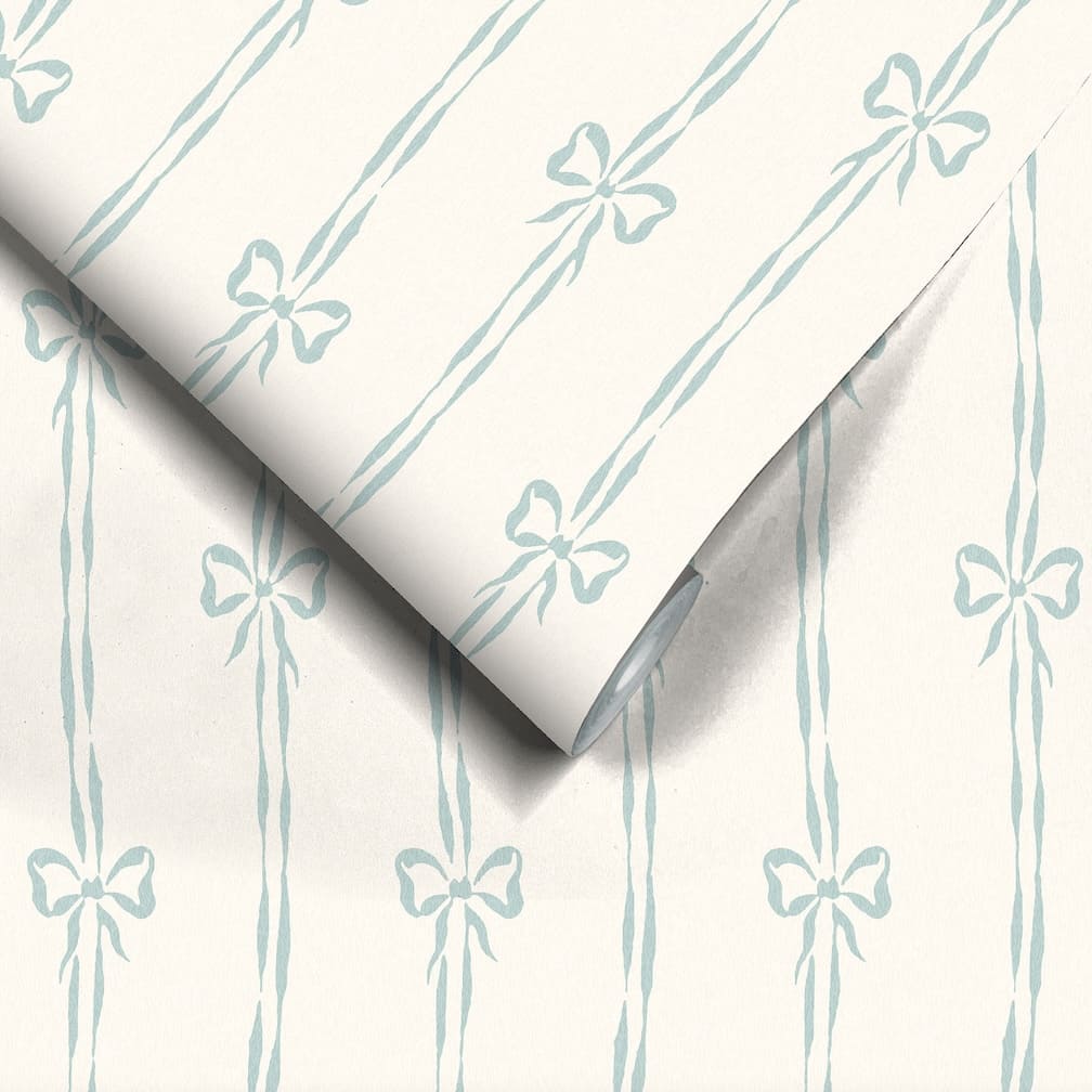 Woodchip & Magnolia Bow Peep Turton Wallpaper