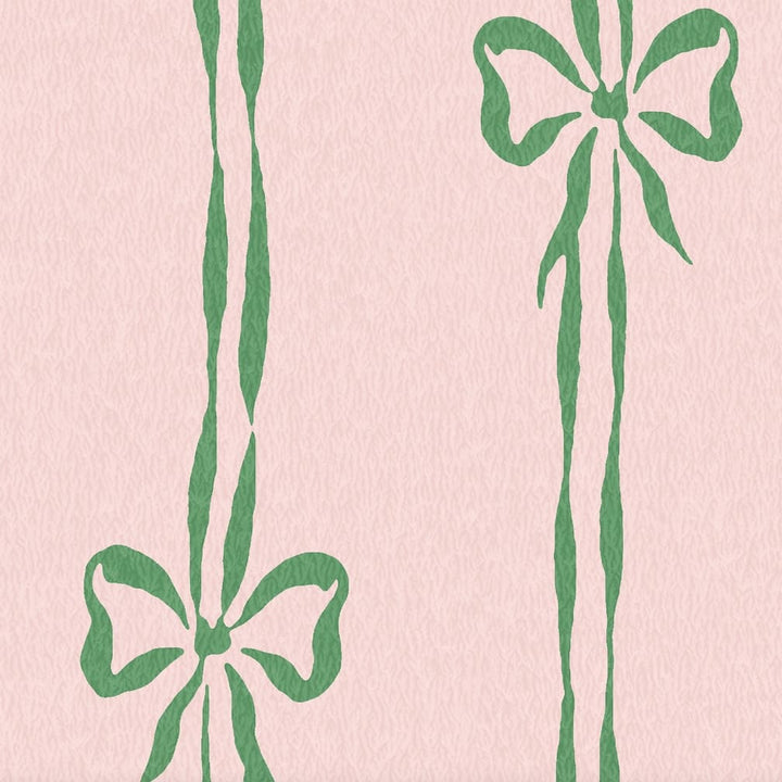 Woodchip & Magnolia Bow Peep Pink Apple Wallpaper