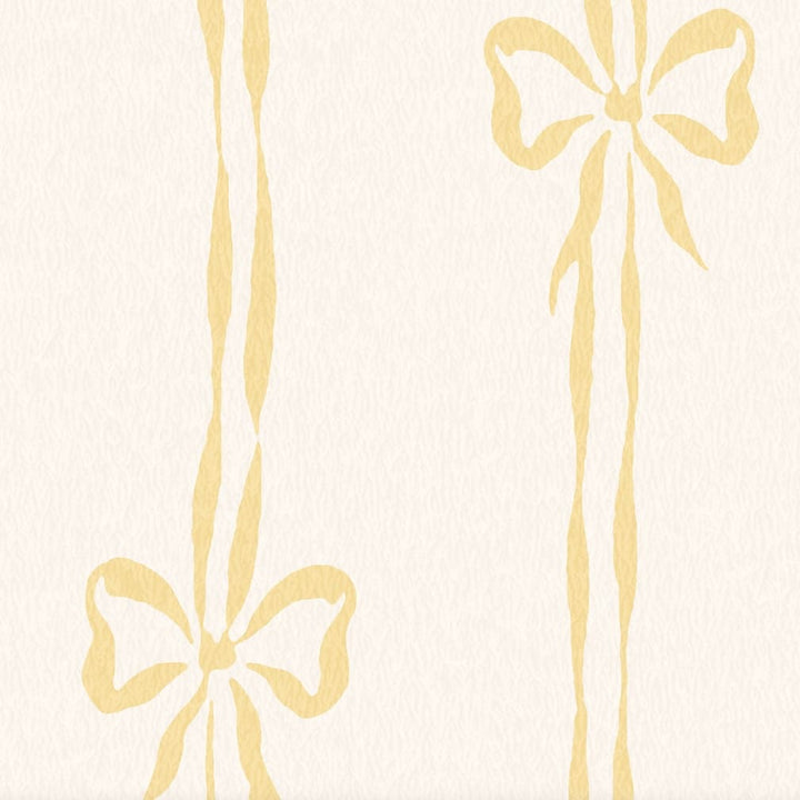 Woodchip & Magnolia Bow Peep Buttercup Wallpaper