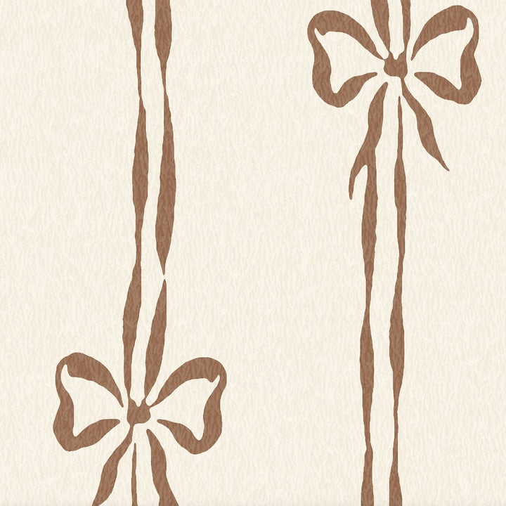 Woodchip & Magnolia Bow Peep Cedar Wallpaper