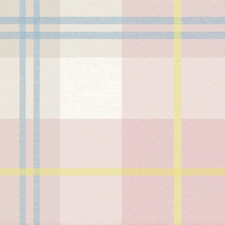 Woodchip & Magnolia Tartanowski Taffy Pink Wallpaper