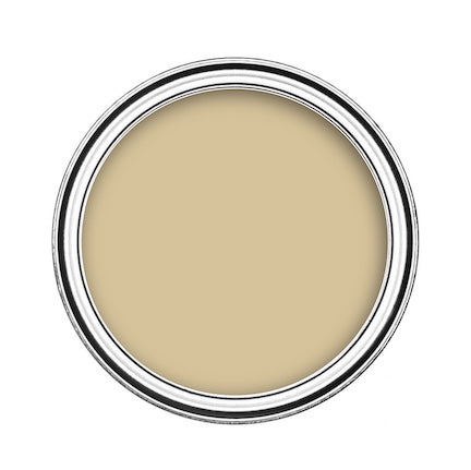 Shop Yellow emulsion paint for walls & ceilings - Birds eye view of yellow emulsion paint in tin
