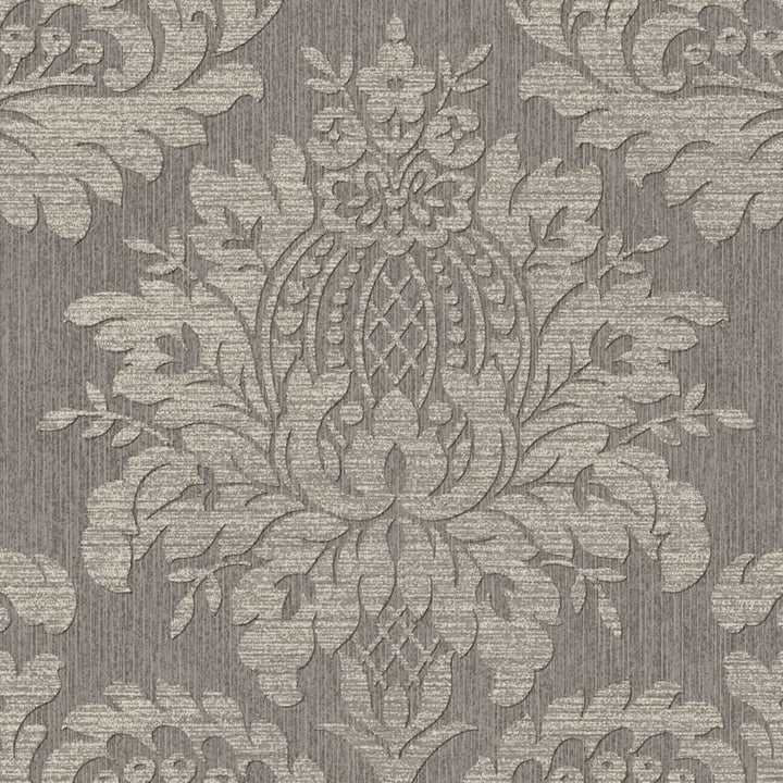 - Archive Damask Taupe Wallpaper - 119970 - Decor Warehouse