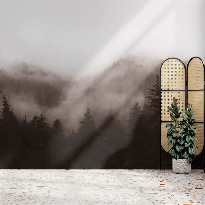 - Art for the Home Misty Landscape Neutral Mural - 125720FXST - Decor Warehouse