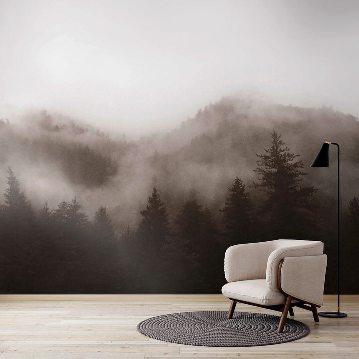 - Art for the Home Misty Landscape Neutral Mural - 125720FXST - Decor Warehouse