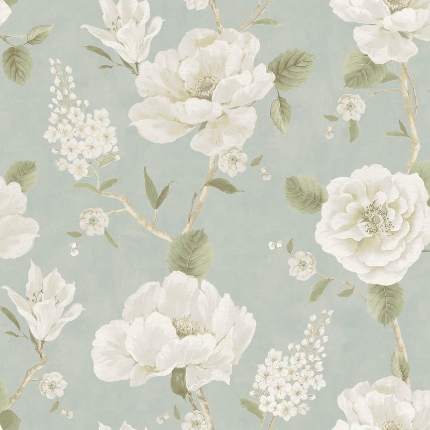 Arthouse Ashley Floral Sage Wallpaper - 100183AH