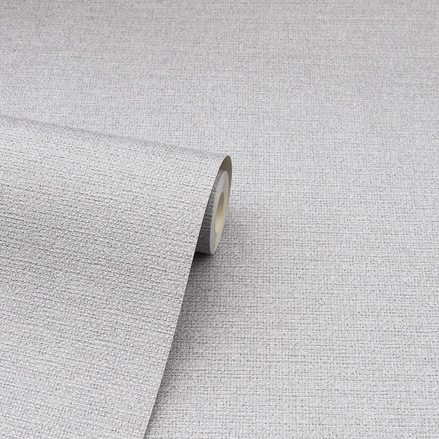 - Arthouse Calico Plain Grey Wallpaper - 921200 - Decor Warehouse