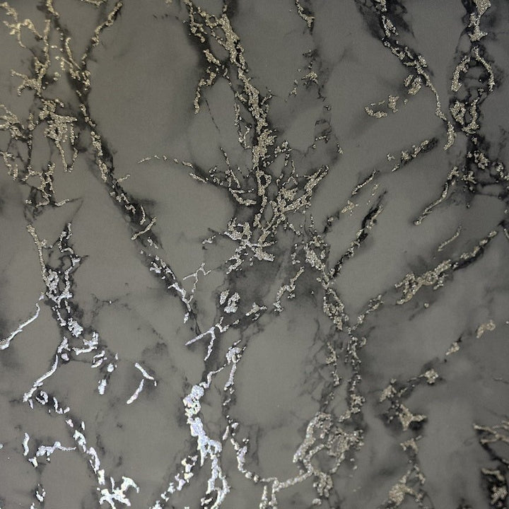Arthouse Carrara Marble Charcoal Wallpaper - 296702