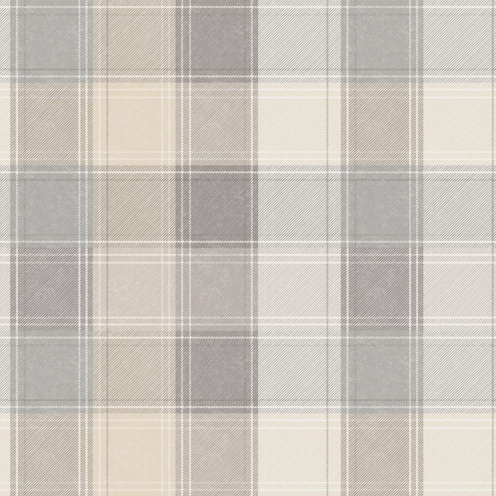 Arthouse Country Check Grey Wallpaper - 901902