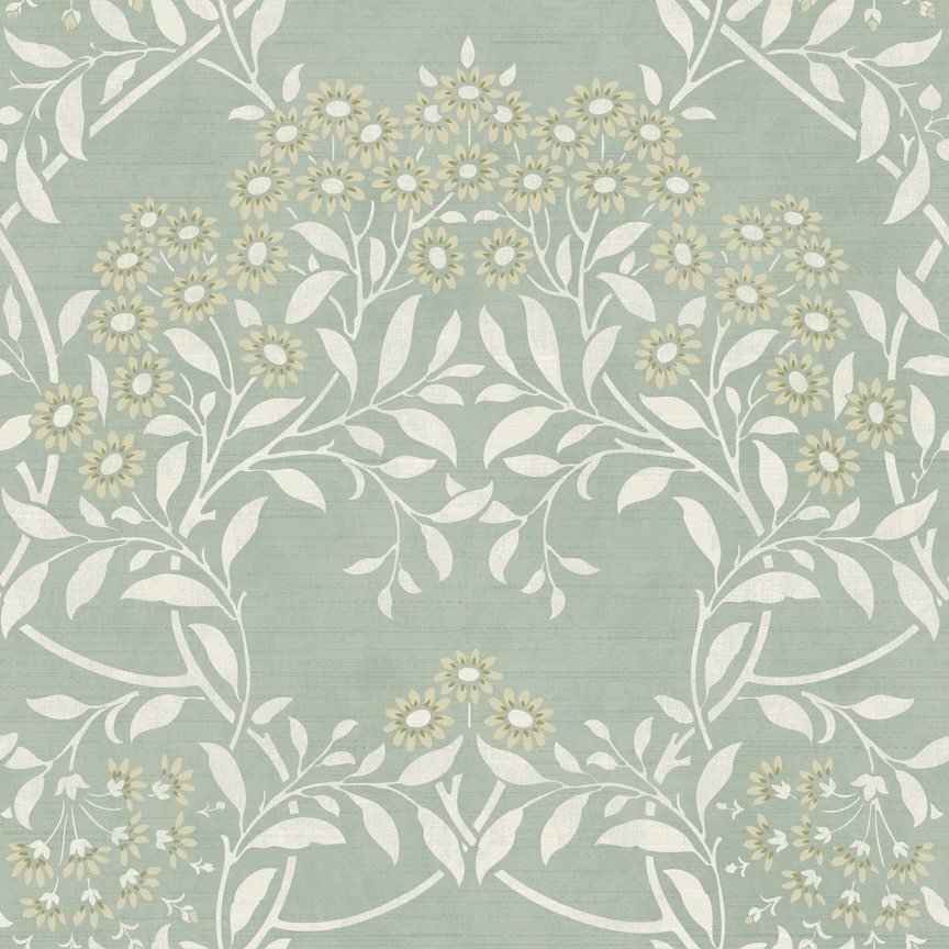- Arthouse Floral Trail Sage Wallpaper - 100195AH - Decor Warehouse