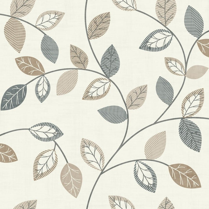 - Arthouse Japandi Leaf Trail Natural Wallpaper - 925405 - Decor Warehouse