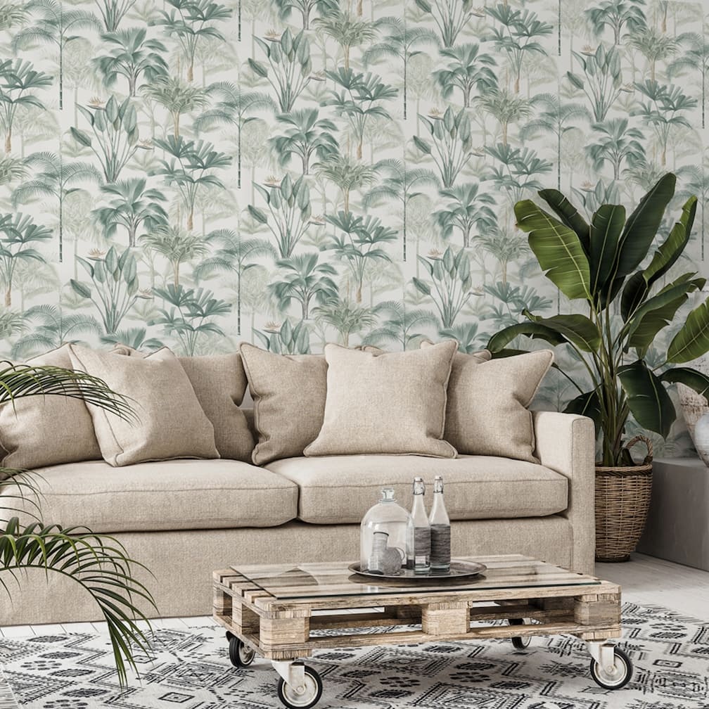 Arthouse King Palm Green Wallpaper - 922908