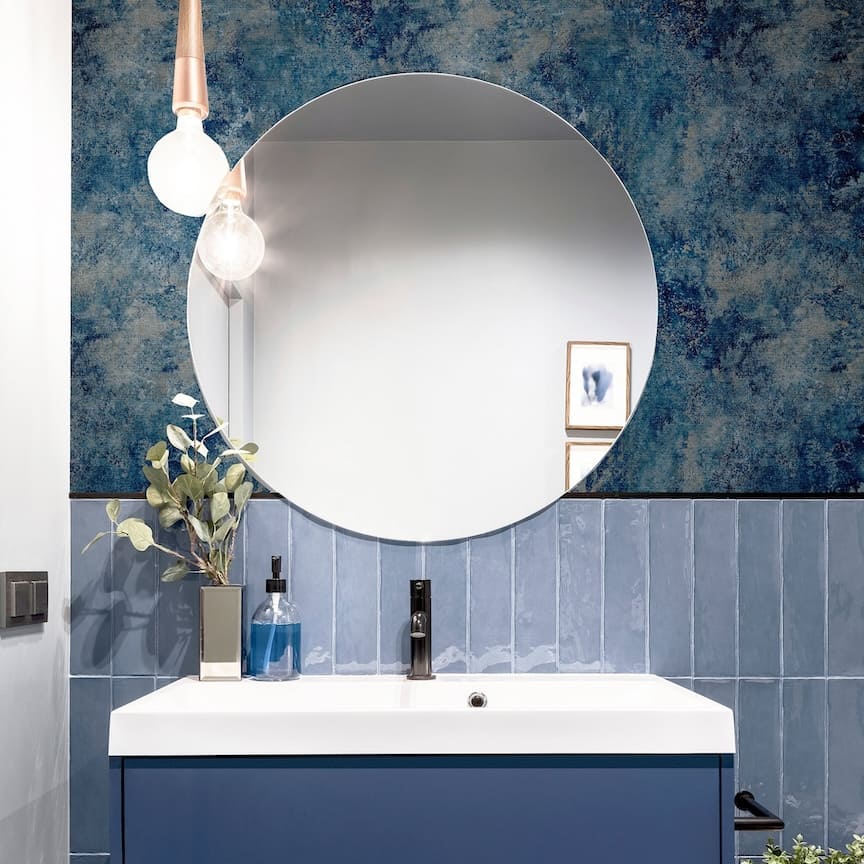 - Arthouse Modern Raffia Navy & Natural Wallpaper - 298602 - Decor Warehouse