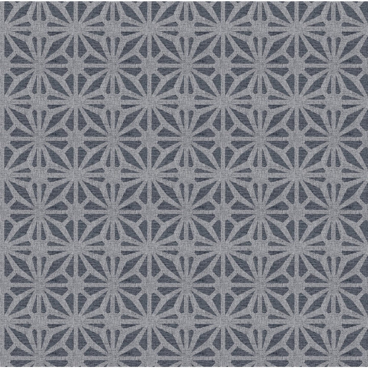 Arthouse Moorish Mosaic Navy / Silver Wallpaper - 100113AH